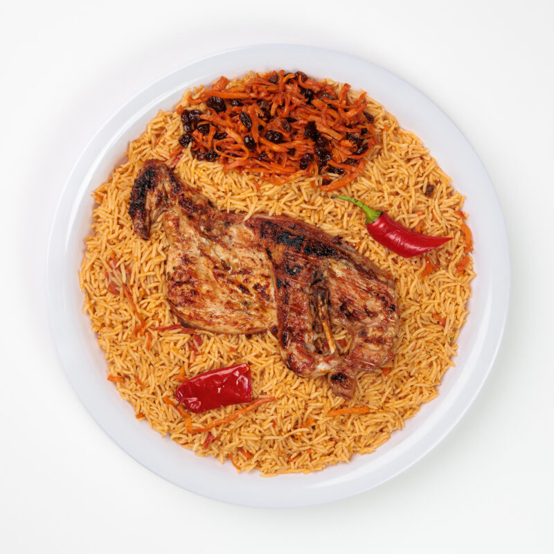 دجاج على الفحم (نص حبة)