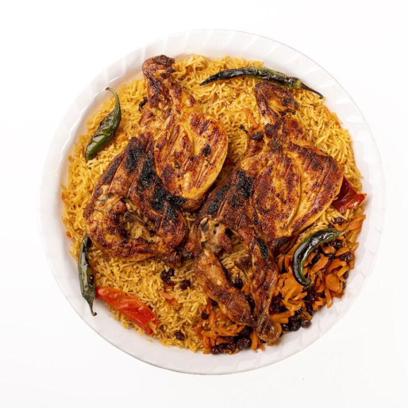 دجاج على الفحم(حبة )